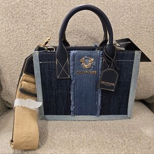 NEW True Religion Denim Crossbody Handbag
